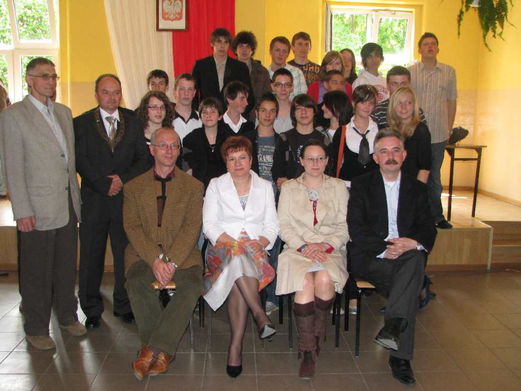 Delegacja francuska w Zespole Szkół Nr1 w Miechowie, 2009r.